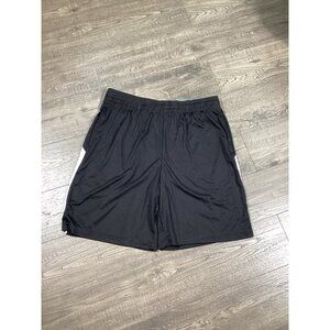 Tek Gear Mens Dry Tek Black & White Athletic Shorts Size L Athletic Workout gym